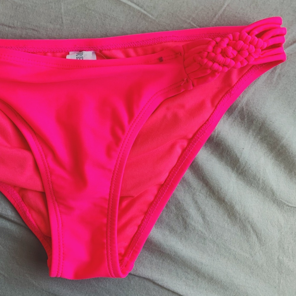 Forever 21 NWT Bright Pink Swim Bottoms